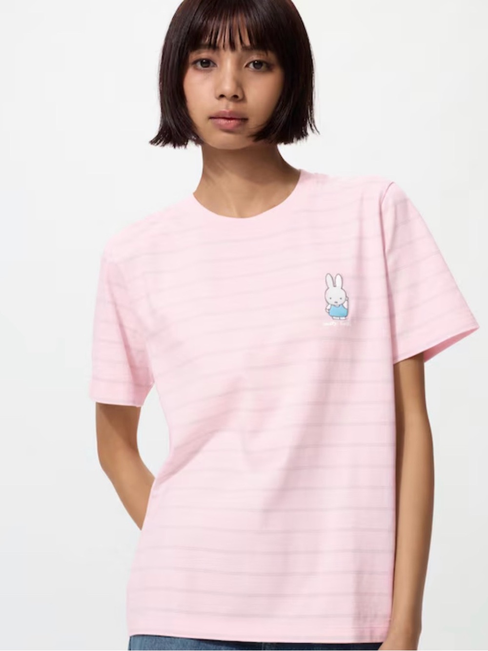 Adorable Miffy🐰💗Pink Graphic T-Shirt sz Medium - Picture 2 of 5